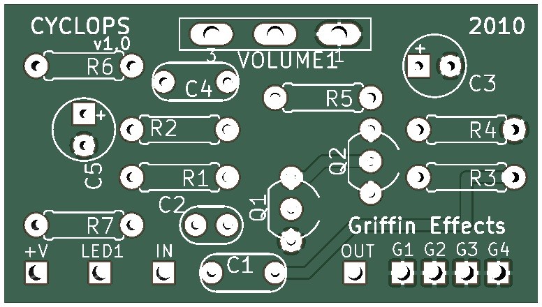 クロスブレイズ 基板 Cyclops Fuzz PCB - Griffin Effects