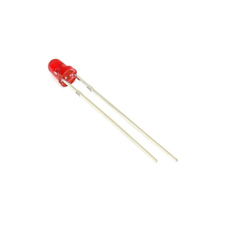 LED T-1 3MM Diffused - Red