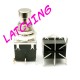 DPDT X-Wing Latching Pushbutton Switch