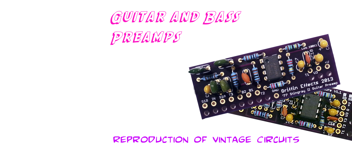 Guitar and Bass Preamps